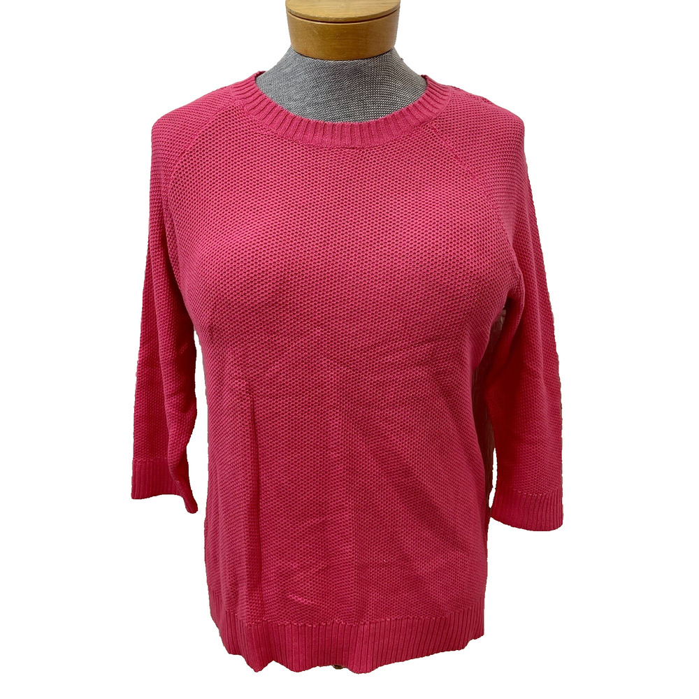CHAPS sweater coral pullover size 3X 26/28 pink pullover NEW (tt3)